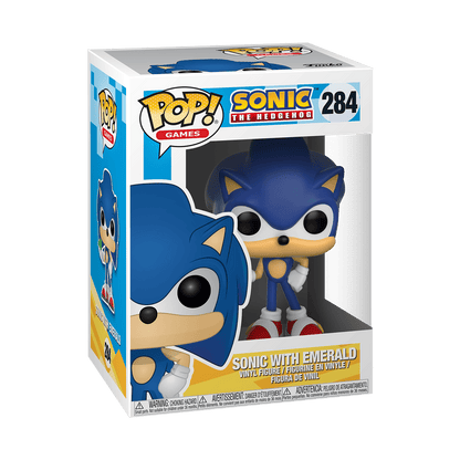 Funko POP! Sonic The Hedgehog With Emerald #284