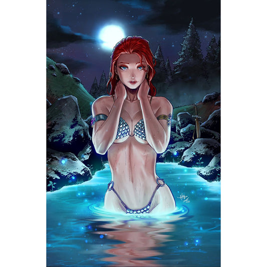 RED SONJA #20 UNKNOWN COMICS CREEES EXCLUSIVE VIRGIN VAR (10/07/2020)