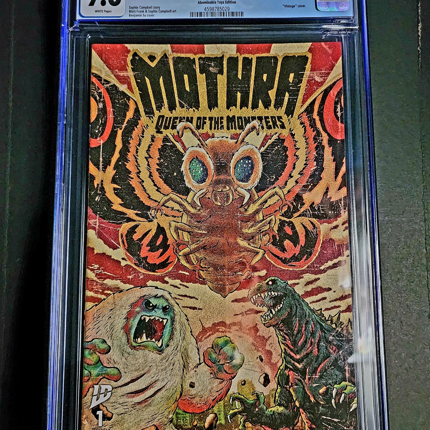 IDW Mothra #1 Abominable Toys Variant LE 500 CGC 9.8