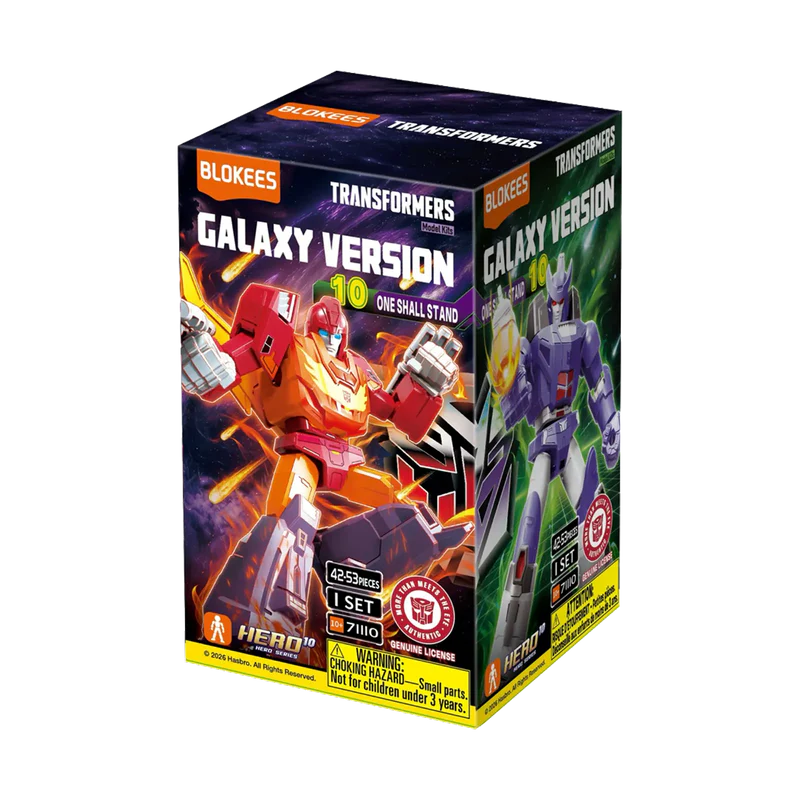 Blokees Transformers Galaxy Version Series 10 One Shall Stand Model Kit Blind Box