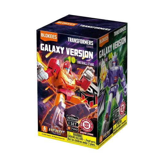 Blokees Transformers Galaxy Version Series 10 One Shall Stand Model Kit Blind Box
