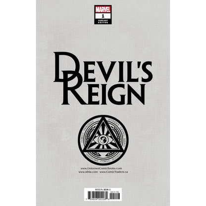 DEVILS REIGN #1 (OF 6) UNKNOWN COMICS MARCO TURINI EXCLUSIVE VAR (12/08/2021)