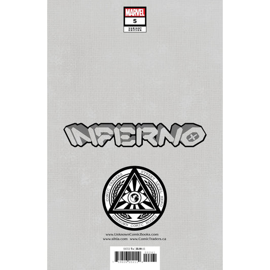 INFERNO #4 (OF 4) UNKNOWN COMICS DAVID NAKAYAMA EXCLUSIVE COLOR BLEED VAR (01/05/2022) - Plastic Empire