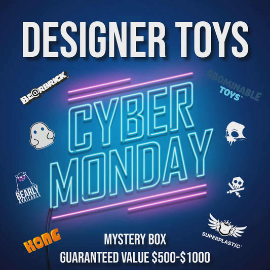 CYBER MONDAY DESIGNER TOY MYSTERY BOX $500-$1000 GUARANTEED VALUE