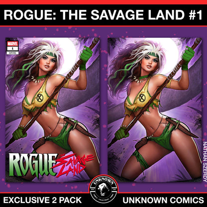[2 PACK] Rogue: The Savage Land #1 Unknown Comics Nathan Szerdy Exclusive Var (01/15/2025)