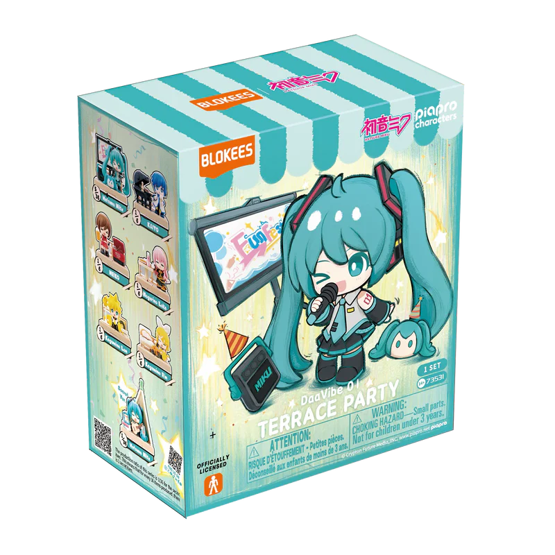 Blokees DaaVibe 01 Hatsune Miku Terrace Party Series Model Kit Blind Box