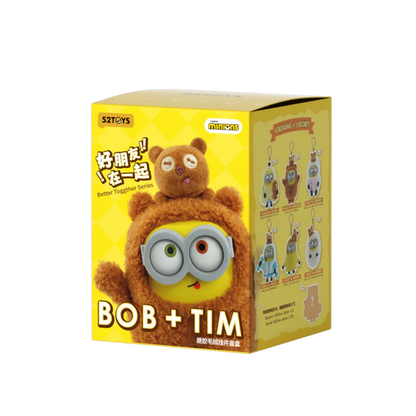 52Toys BOB & TIM – BEST BUDDIES FOREVER VINYL PLUSH KEYCHAIN Single Blind Box