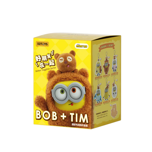 52Toys BOB & TIM – BEST BUDDIES FOREVER VINYL PLUSH KEYCHAIN Single Blind Box