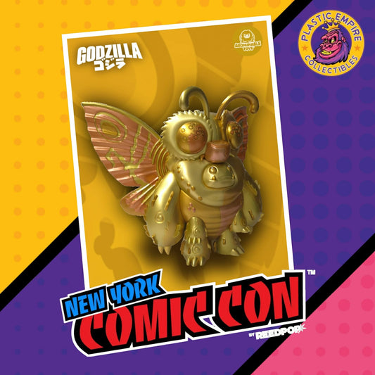 NYCC 2026 Exclusive Abominable Toys Godzilla x Chomp Gold Mothra Limited Edition 250