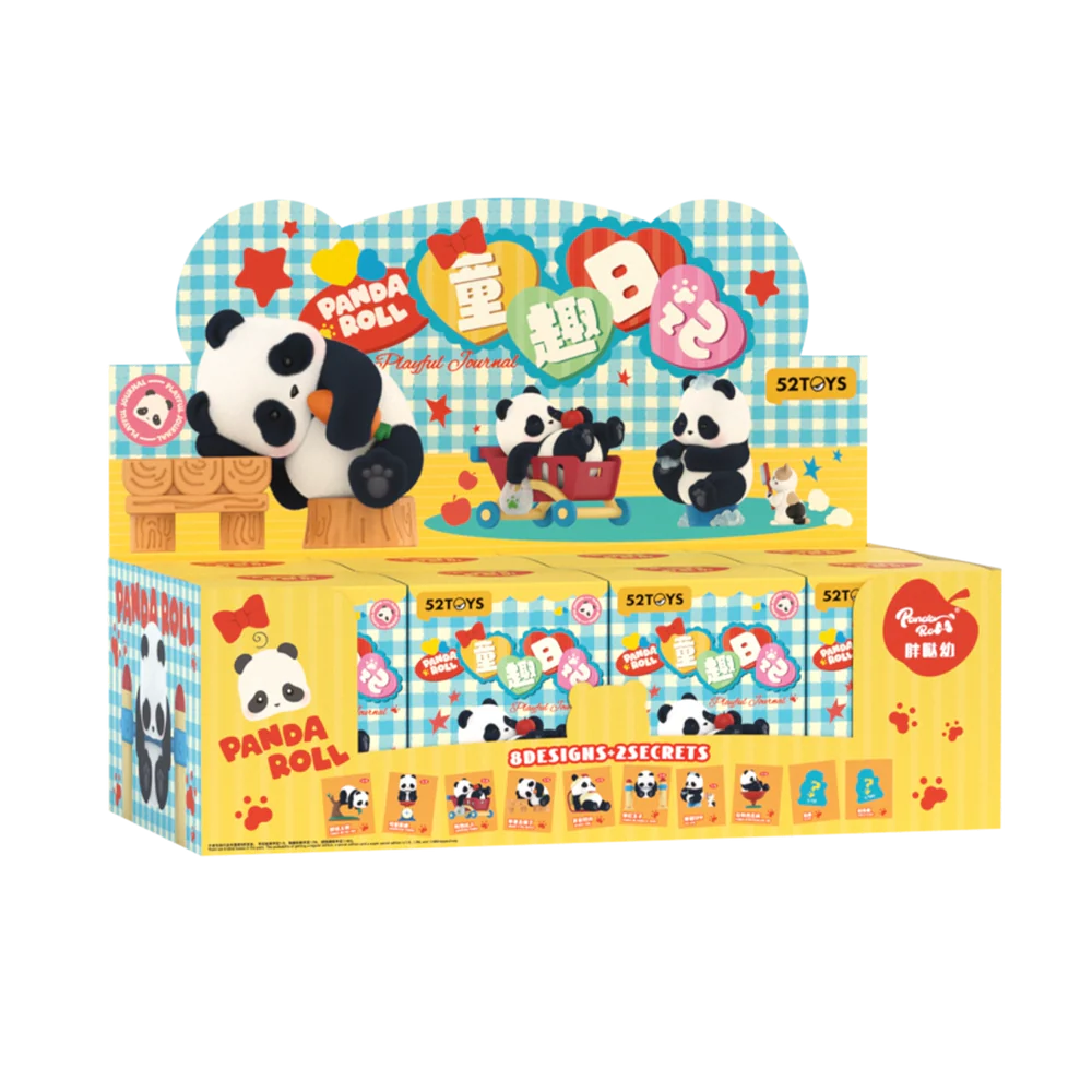 52Toys PANDA ROLL PLAYFUL JOURNAL Blind Box Full Case