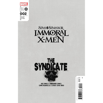 IMMORAL X-MEN #2 [SIN] MARCO TURINI (616) EXCLUSIVE VIRGIN VAR  (03/28/2023)