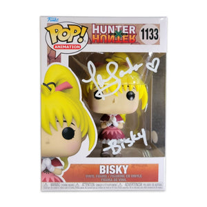 TARA SANDS SIGNED HUNTER X HUNTER BISKY (BISCUIT) FUNKO POP! AUTOGRAPH IS JSA AUTHENTICATED IN STOCK