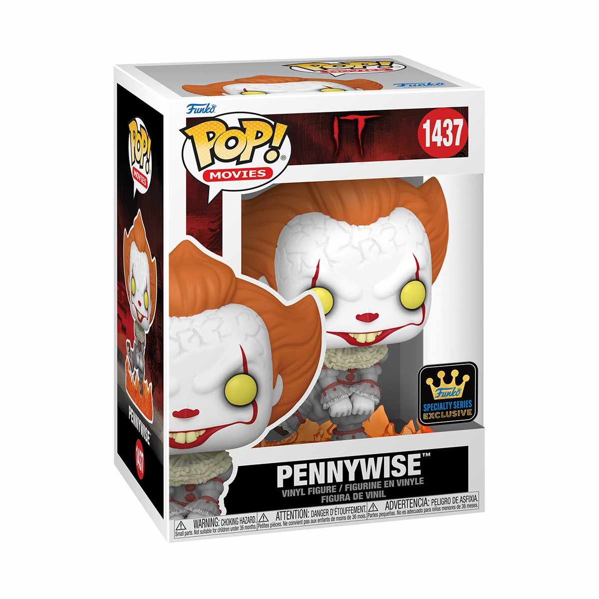 FUNKO POP! PENNYWISE DANCING IT SPECIALTY SERIES #1437 FIGURE IN STOCK