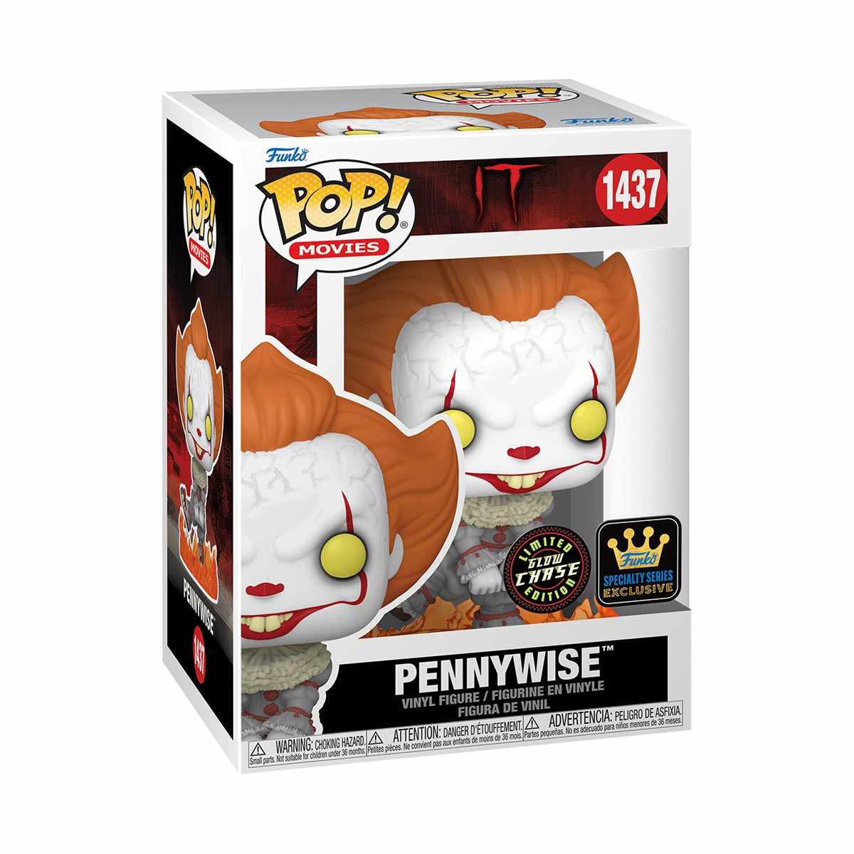 FUNKO POP! PENNYWISE DANCING IT SPECIALTY SERIES CHASE #1437 FIGURE IN STOCK