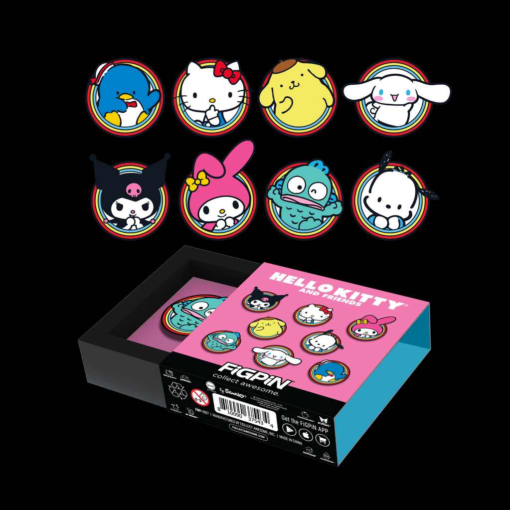 Hello Kitty and Friends Figpin Mini Mystery Series 1 - PDQ 10-Pack