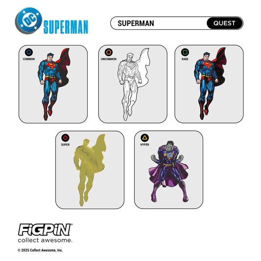 Figpin DC Superman Quest Mystery Box