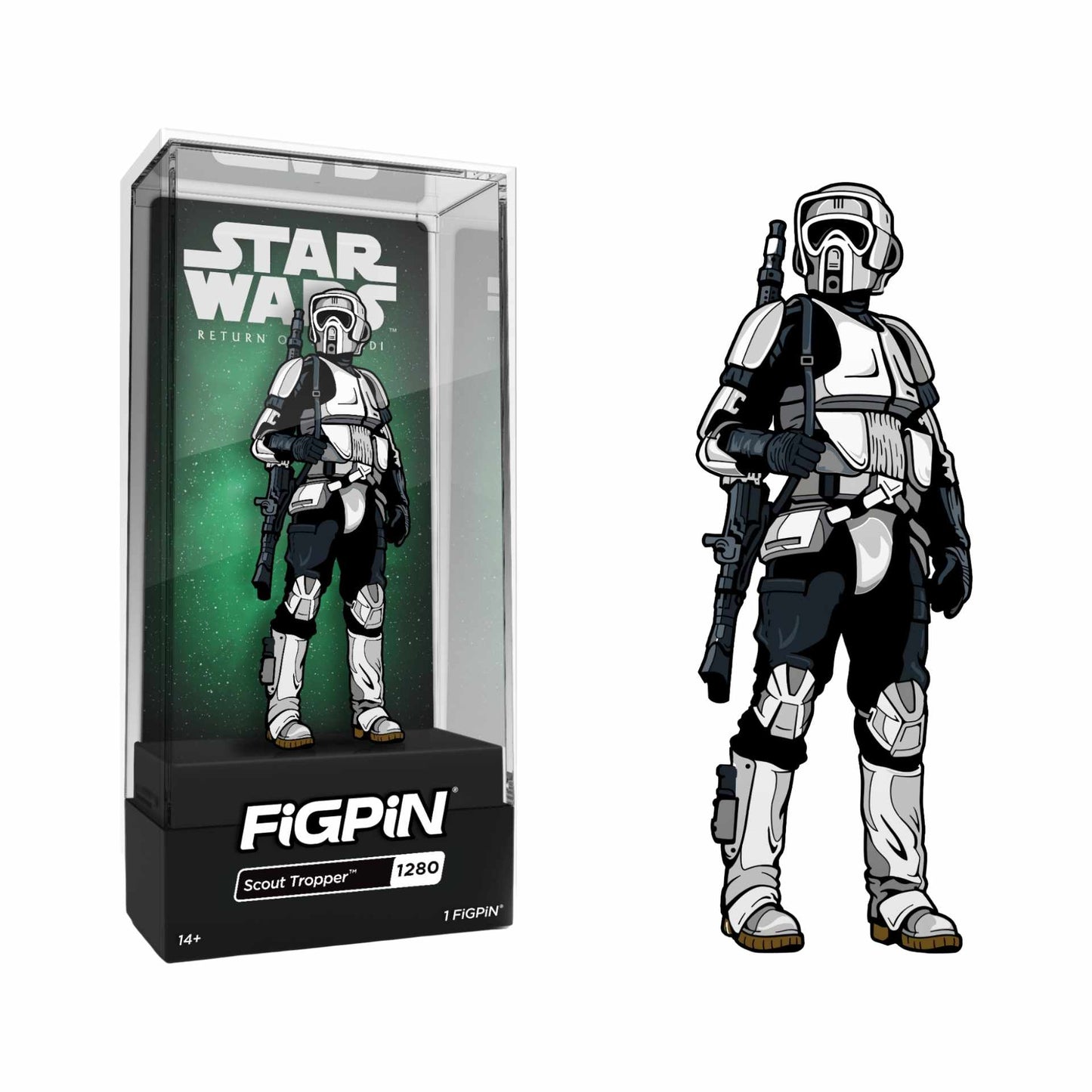 Figpin Scout Trooper from Star Wars #1280 CC NYCC Ex LE 1000 - Plastic Empire