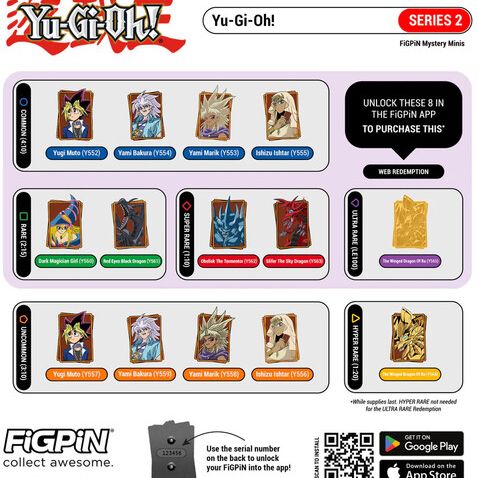 Figpin YuGiOh Mystery Mini Series 2 Case