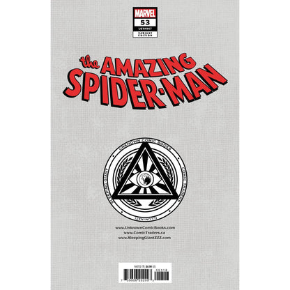 AMAZING SPIDER-MAN #53 UNKNOWN COMICS DERRICK CHEW EXCLUSIVE  VAR (07/10/2024)