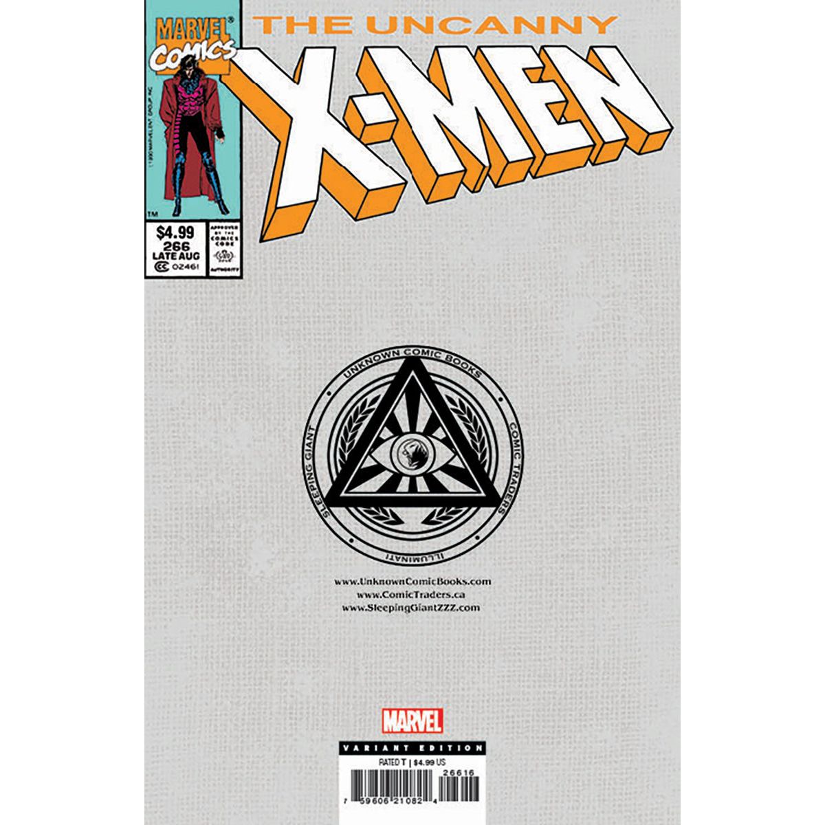 [Signed by Tyler Kirkham] UNCANNY X-MEN #266 FACSIMILE EDITION UNKNOWN COMICS TYLER KIRKHAM VIRGIN VAR [IN STOCK]