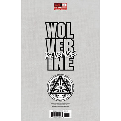 [Signed by Kaare Andrews] WOLVERINE REVENGE #3 RED BAND UNKNOWN COMICS KAARE ANDREWS VIRGIN CONNECTING COVER EXCLUSIVE VAR [POLYBAGGED] EXPLICIT CONTENT  [IN STOCK]