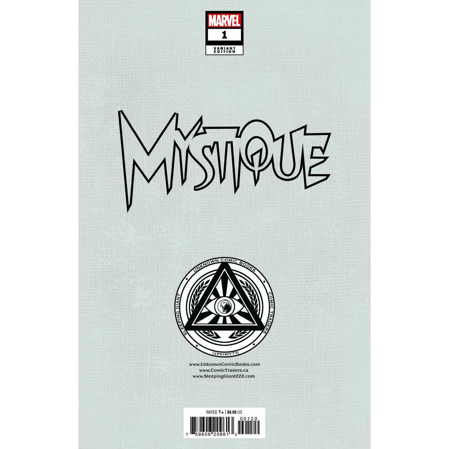 [Signed by Kaare Andrews] MYSTIQUE #1 UNKNOWN COMICS KAARE ANDREWS VIRGIN CONNECTING COVER EXCLUSIVE VAR [IN STOCK]