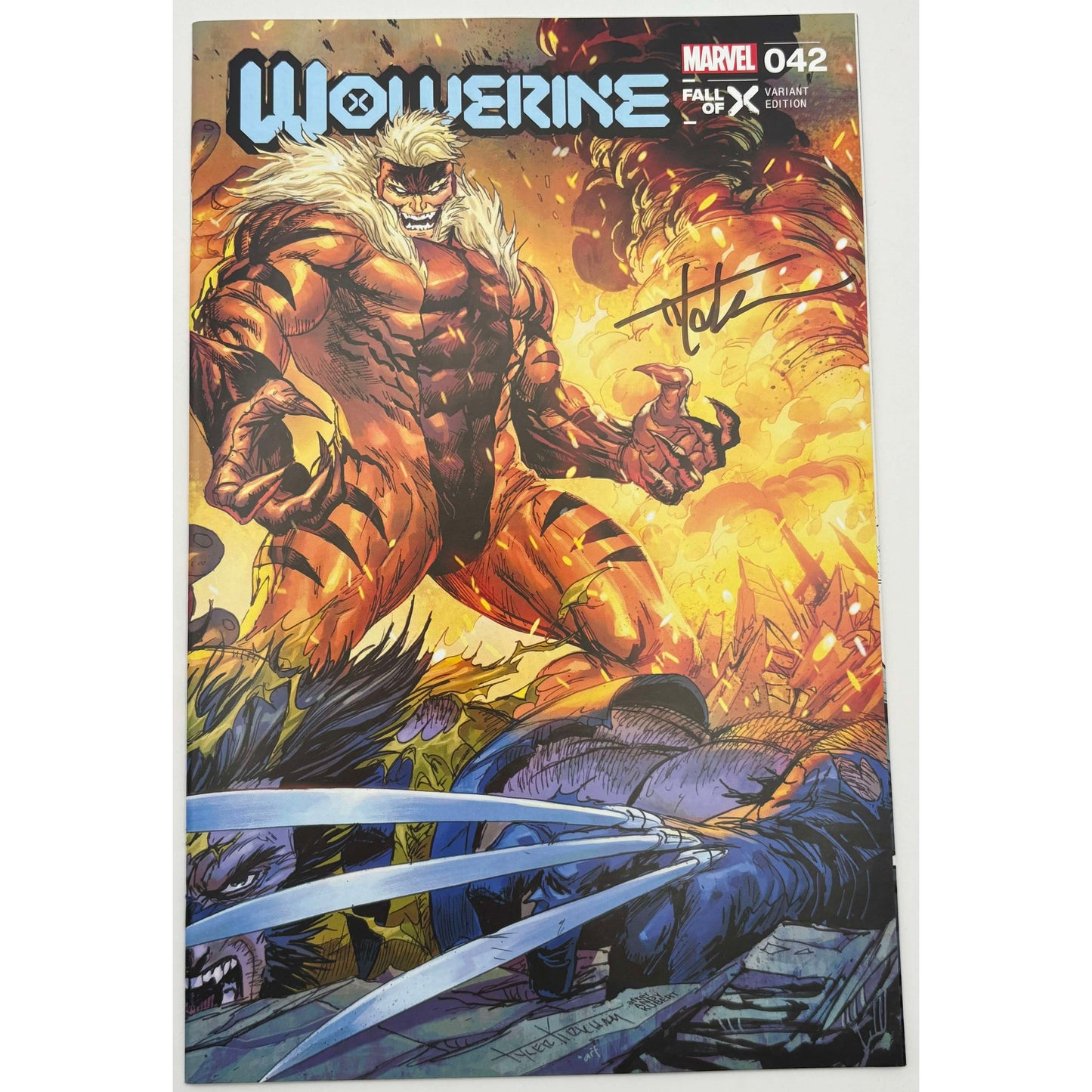 [Signed by Tyler Kirkham] WOLVERINE #42 UNKNOWN COMICS TYLER KIRKHAM EXCLUSIVE VAR [IN STOCK]