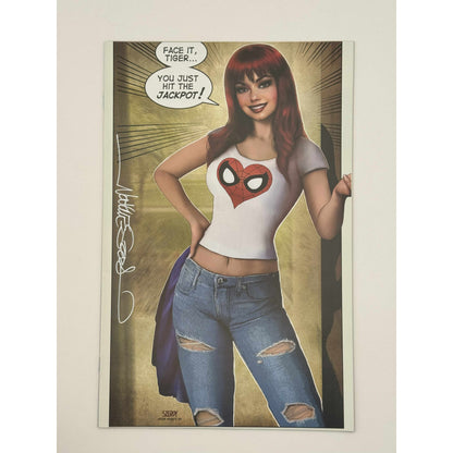 [Signed by Nathan Szerdy] AMAZING SPIDER-MAN #27 SIGNED Nathan Szerdy Virgin Variant IN STOCK