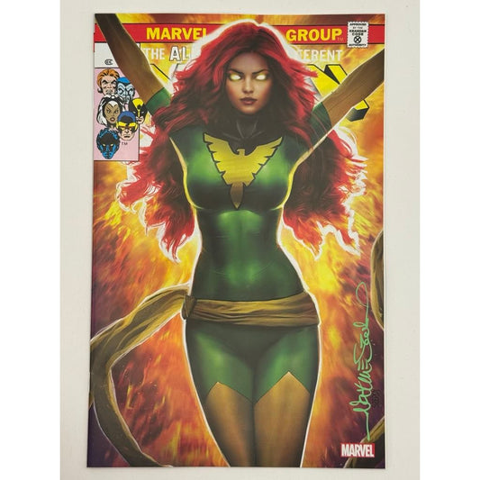 [Signed by Nathan Szerdy] X-MEN #101 FACSIMILE EDITION UNKNOWN COMICS NATHAN SZERDY EXCLUSIVE GREEN VAR [IN STOCK]