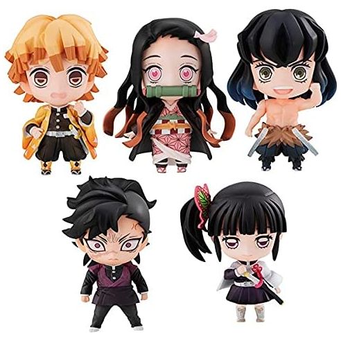 Megahouse Demon Slayer Kimetsu No Yaiba Tanjiro and Friends Mascot Set Complete Figure