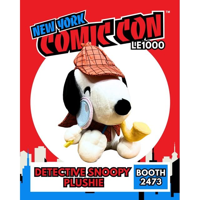NYCC 2025 Youtooz Detective Snoopy 9" Plush Exclusive LE 1000