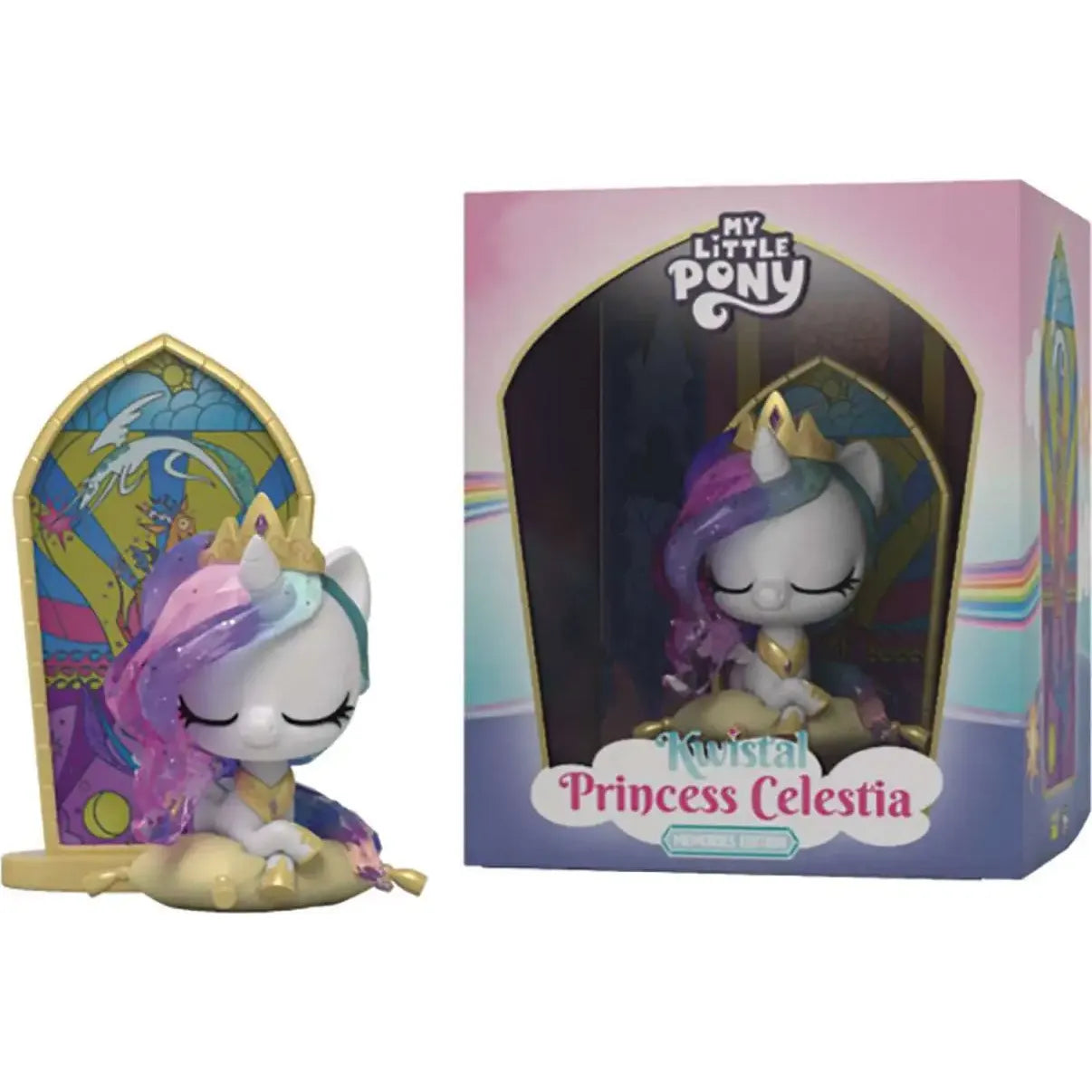 Mighty Jaxx My Little Pony Kwistal Fwenz: Princess Memories Edition | Princess Celestia 6 Inch Collectible Figurine