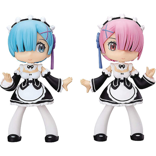 Fine Clover Re:Zero - Starting Life in Another World: Yurumari Rem & Ram Soft Vinyl Figures
