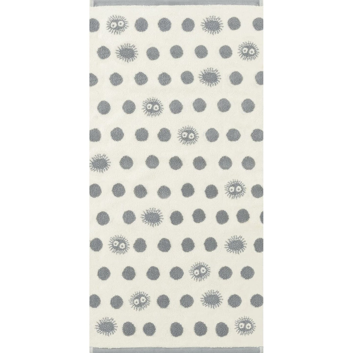 Studio Ghibli Silhouette Series (Bath Towel) My Neighbor Totoro Scoot Sprite Marushin Silhouette Towel Series Grey