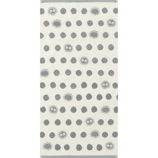 Studio Ghibli Silhouette Series (Bath Towel) My Neighbor Totoro Scoot Sprite Marushin Silhouette Towel Series Grey