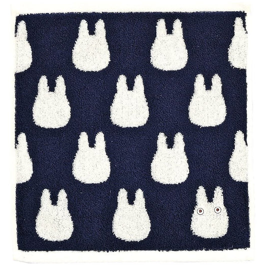 Studio Ghibli Silhouette Series (Wash Towel) My Neighbor Totoro Marushin Silhouette Towel Series Dark Blue