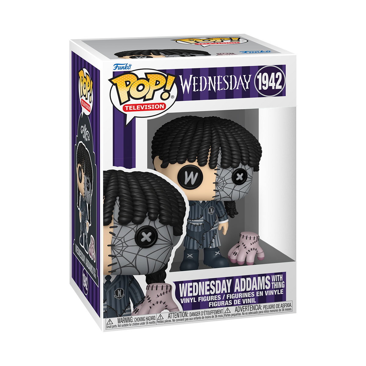 Funko POP! Wednesday Addams With Thing (Patchwork) #1942