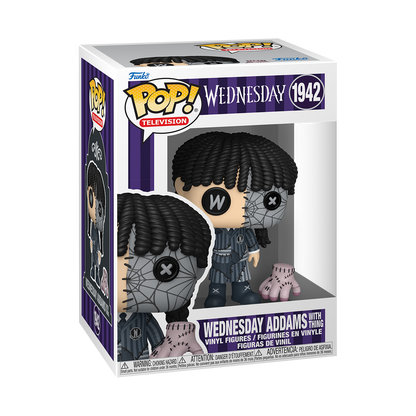 Funko POP! Wednesday Addams With Thing (Patchwork) #1942