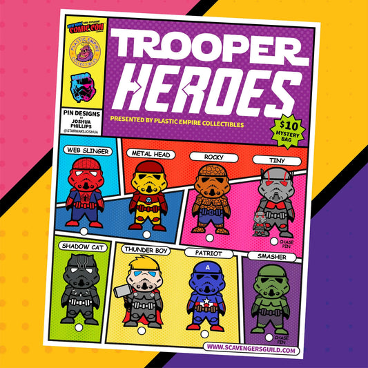 NYCC 2026 Exclusive Trooper Heroes Blind Bag Pin by @starwarsjoshua Limited Edition 100