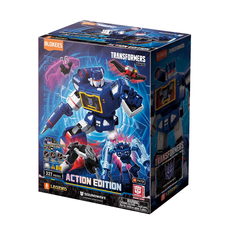 Blokees Action Edition 03 Transformers Soundwave Model Kit