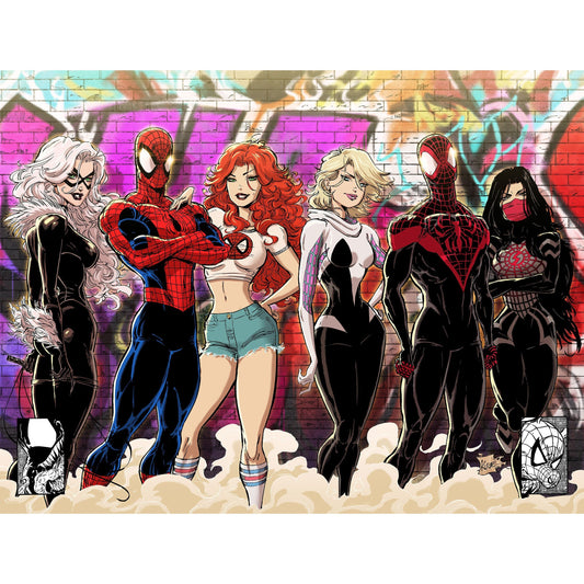 Amazing Spider-Man #64 Unknown Comics Kaare Andrews Connecting Cover Exclusive Full Virgin Var (12/25/2024)