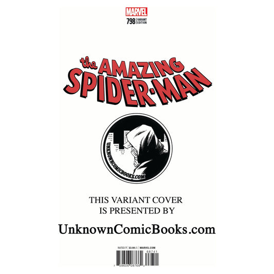 AMAZING SPIDER-MAN #798 UNKNOWN COMIC BOOKS VIRGIN EXCLUSIVE DODSON VENOM 30TH VAR LEG 4/4/2018 - Plastic Empire