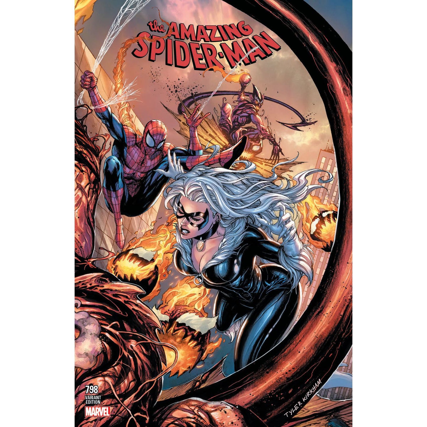 [4 PACK] AMAZING SPIDER-MAN #797, #798, #799, #800 UNKNOWN COMICS CONNECTING COVERS KIRKHAM 2018