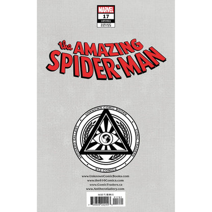 AMAZING SPIDER-MAN #17 [DWB] UNKNOWN COMICS R1C0 EXCLUSIVE VAR (01/11/2023)