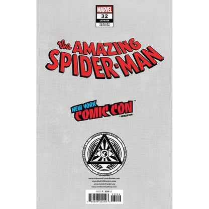 [Foil] Amazing Spider-Man #32 [G.O.D.S.] Unknown Comics Leirix Exclusive NYCC Foil Virgin Var (10/18/2023)