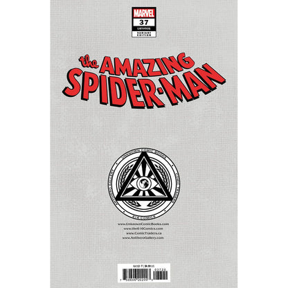 [Signed by Nathan Szerdy] [FOIL] AMAZING SPIDER-MAN #37 [GW] UNKNOWN COMICS NATHAN SZERDY EXCLUSIVE FOIL VIRGIN VAR [IN STOCK]