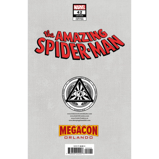 [FOIL] AMAZING SPIDER-MAN #42 [GW] UNKNOWN COMICS EJIKURE EXCLUSIVE VIRGIN MEGACON 2024 VAR (02/14/2024)