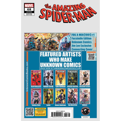 Amazing Spider-Man #68 Unknown Comics Exclusive Mateus Manhanini Var (02/26/2025)