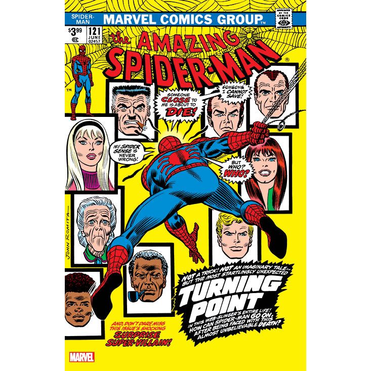 [FOIL] AMAZING SPIDER-MAN #121 FACSIMILE EDITION UNKNOWN COMICS JOHN ROMITA EXCLUSIVE VAR (06/14/2023)