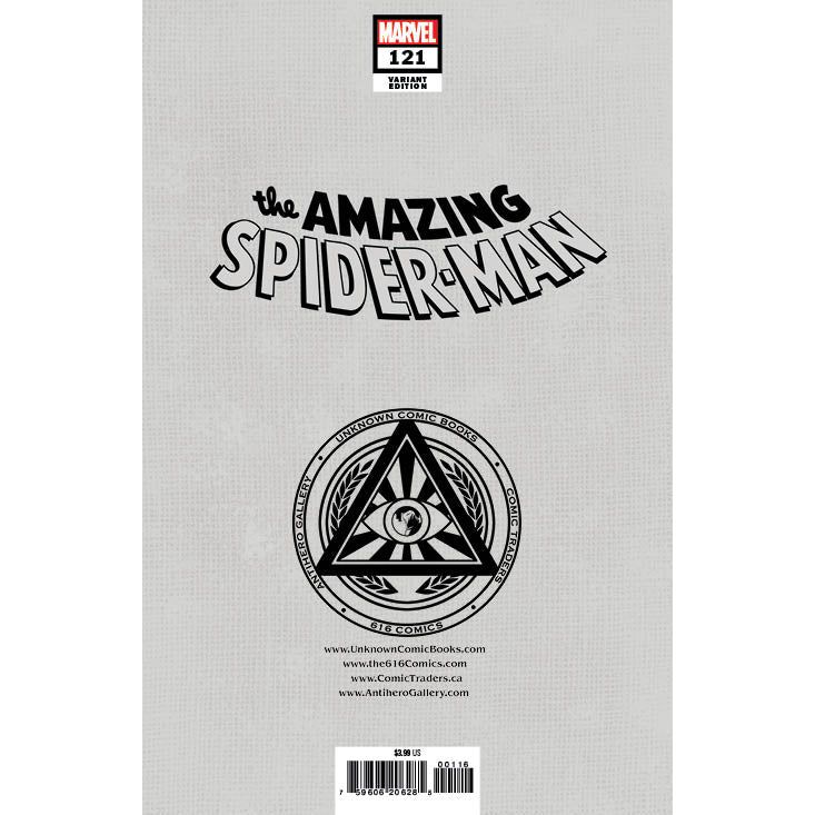 [FOIL] AMAZING SPIDER-MAN #121 FACSIMILE EDITION UNKNOWN COMICS JOHN ROMITA EXCLUSIVE VAR (06/14/2023)